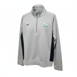 Nike Irish Soccer  1/4 Zip Pullover  Therma-fit Men’s L Black Gray Soccer  Top
